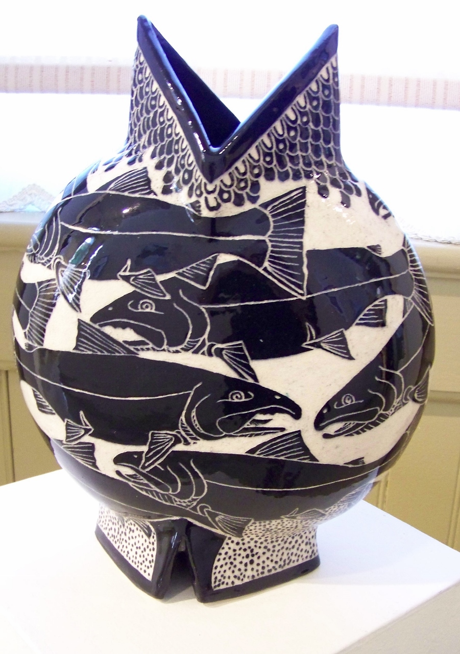 Stinson fish vase